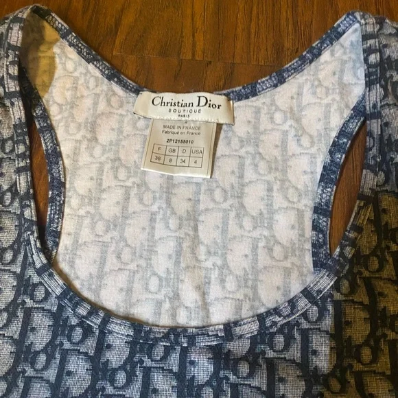 Christian Dior tank Top shirt. Size 4